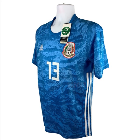 Guillermo Ochoa #1 Mexico Goalie Mens Soccer Jersey World Cup - Picture 4 of 15